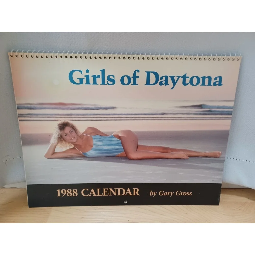 1988 Girls of Daytona Beach Florida Calendar Bikinis Cars Bikes